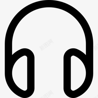 耳机轮廓工具音乐通用接口图标图标