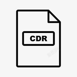 CDR文件格式cdr文档文件图标高清图片