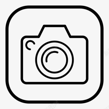 道路摄影相机相机镜头数码相机图标图标