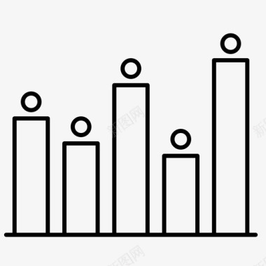 统计报告图统计业务比较图标图标