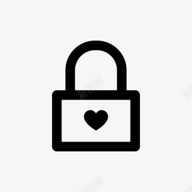2月14日锁爱2月14日心图标图标