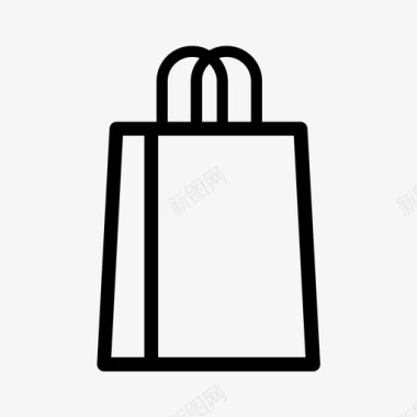 购物袋杂项三种款式图标图标