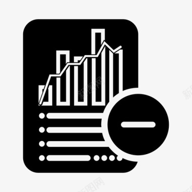 文件报表统计报表删除代数文档图标图标