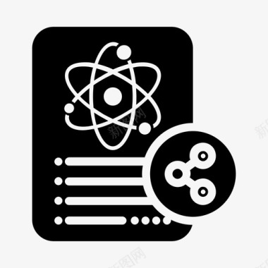 文献科学文献共享分配注释图标图标