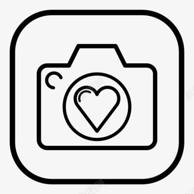 道路摄影相机相机镜头数码相机图标图标
