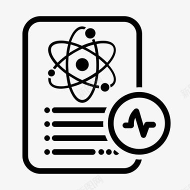 配方科学的图标科学文献活动图表笔记图标图标