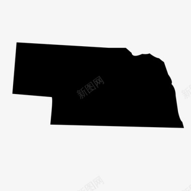 内布拉斯加州州美国图标图标
