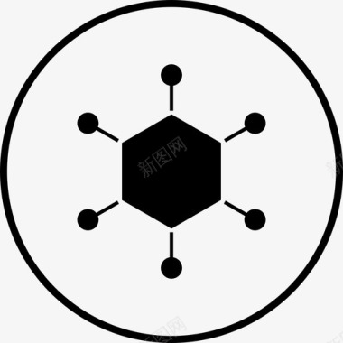 网络图表元素图标图标