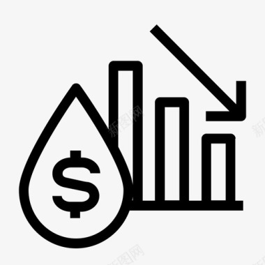 商务油图表油价图标图标