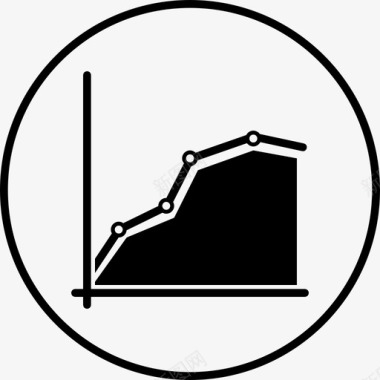 黄白色信息图表报告分析业务图标图标