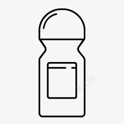 防汗眼妆除臭剂清洁剂排汗剂图标高清图片