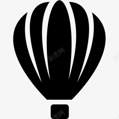 热气球热气球飞机航空图标图标