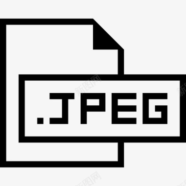 jpeg文件扩展名格式图标图标