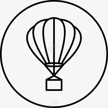 大气球气球空气飞机图标图标