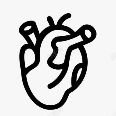 心脏人体内脏图标图标