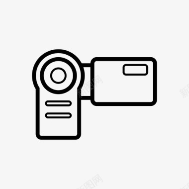 录像机照相机便携式摄像机图标图标