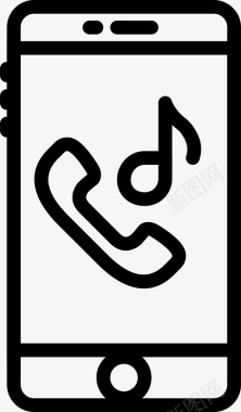 降噪功能手机铃声通讯功能图标图标