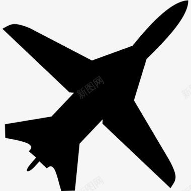 飞机航空运输图标图标