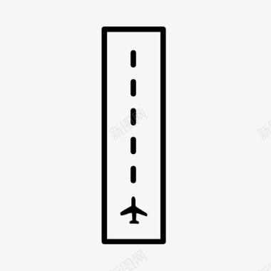 跑道机场飞机图标图标