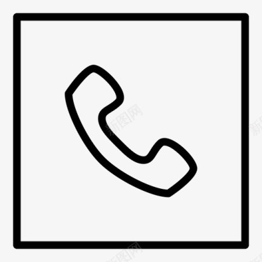 红色电话标志电话联系人管子图标图标