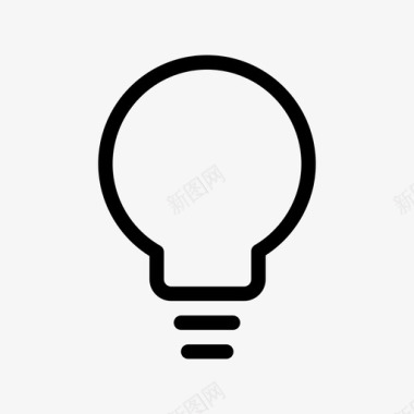 灯泡商业创意新点子图标图标