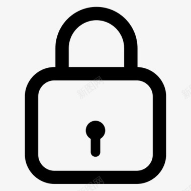 隐私锁私密锁密码锁图标图标