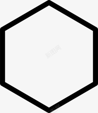 flash网站六边形线形状图标图标