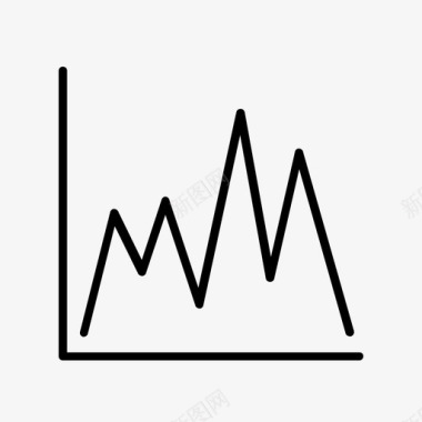 icon统计折线图数字数学图标图标