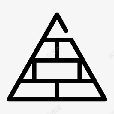 金字塔建筑埃及图标图标