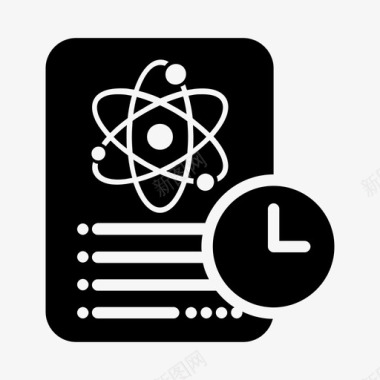 文献科学文献时间笔记论文图标图标