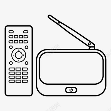 安卓安卓电视盒媒体播放器图标图标