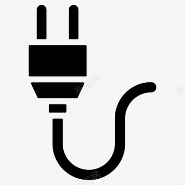无毒标志插头电气插头电源插头图标图标