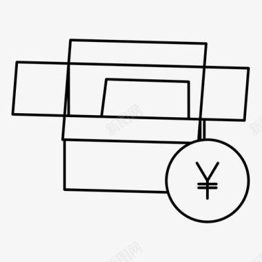 ACE箱移动箱结帐交货图标图标