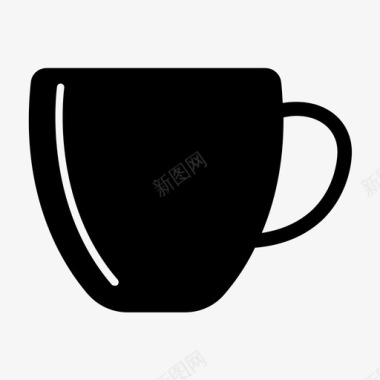 茶杯陶瓷咖啡图标图标