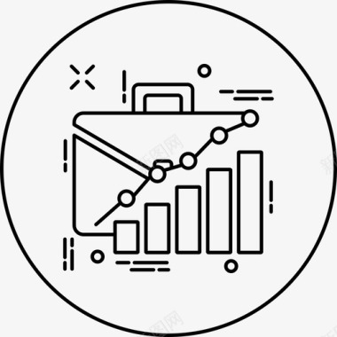 分析矢量图图表分析业务图标图标