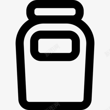 果酱瓶概述标签容器食品通用接口图标图标