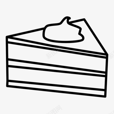 吹蛋糕蛋糕甜点食物图标图标