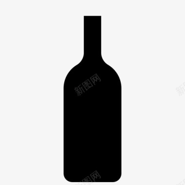 空酒瓶酒饮料图标图标
