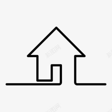 房子图纸家图标图标
