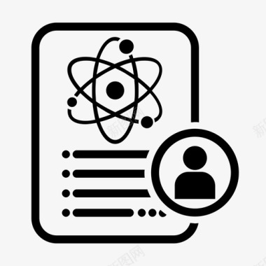 配方科学的图标科学文献联系笔记论文图标图标