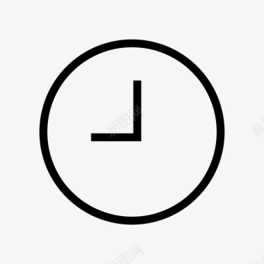 金融时钟时钟时间挂钟图标图标