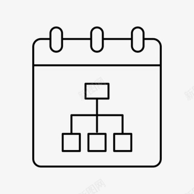 地图彩色图表站点地图日历图表每日日历图标图标