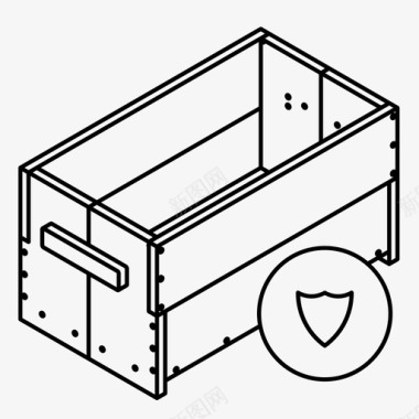 封装箱子工具箱交货订单安全图标图标