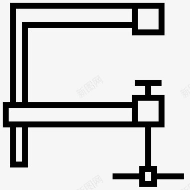 手动虎钳建筑夹具图标图标