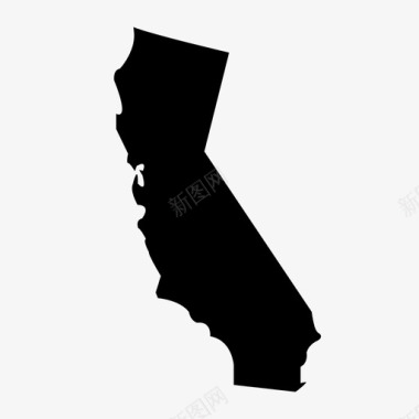 加利福尼亚州州美国图标图标