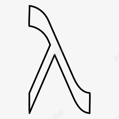 lambda字母表大小写图标图标
