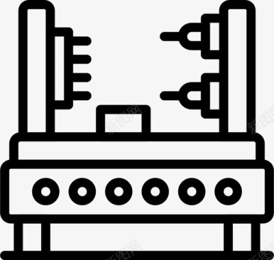 生产零件工业机器人工厂工业图标图标