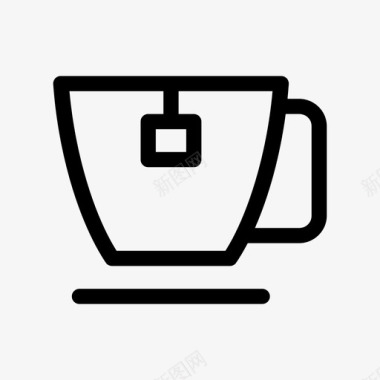 茶饮料茶杯图标图标