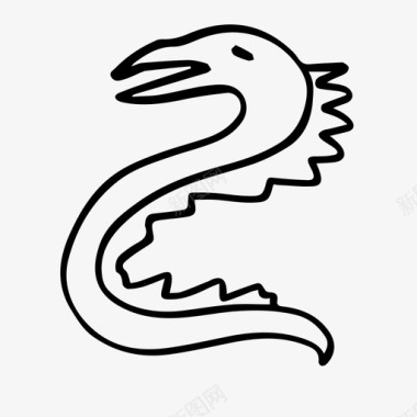 蛇动物龙图标图标