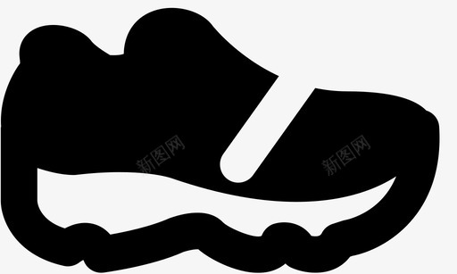 运动鞋运动鞋时尚鞋类图标图标